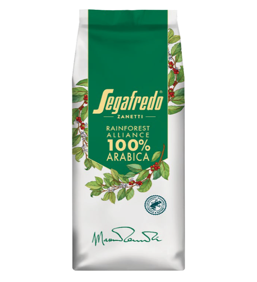 Segafredo Rainforest Alliance 100% Arabica Coffee Beans 1kg