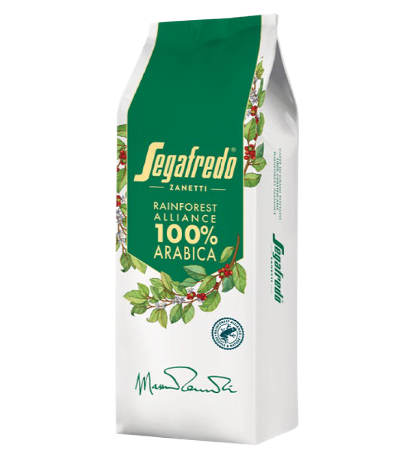 Segafredo Rainforest Alliance 100% Arabica Coffee Beans 1kg