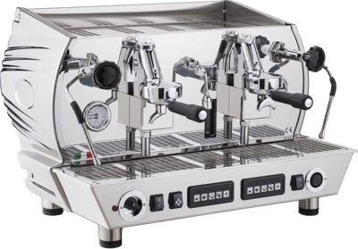 La Nuova Era Altea Vintage 2-group espresso machine - chrome